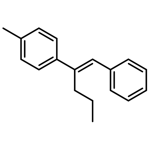 Benzene, 1-methyl-4-[(1Z)-1-(phenylmethylene)butyl]- 