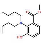 Benzoic acid, 2-(dibutylamino)-3-hydroxy-, methyl ester 