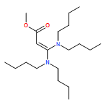 2-Propenoic acid, 3,3-bis(dibutylamino)-, methyl ester 