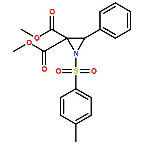 2,2-Aziridinedicarboxylic acid, 1-[(4-methylphenyl)sulfonyl]-3-phenyl-, 2,2-dimethyl ester 