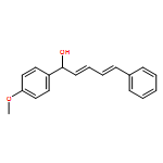 Benzenemethanol, 4-methoxy-α-[(1E,3E)-4-phenyl-1,3-butadien-1-yl]- 