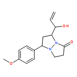 1H,5H-Pyrazolo[1,2-a]pyrazol-1-one, tetrahydro-7-[(1R)-1-hydroxy-2-propen-1-yl]-5-(4-methoxyphenyl)-, (5R,7R)- 