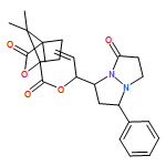 2-Oxabicyclo[2.2.1]heptane-1-carboxylic acid, 4,7,7-trimethyl-3-oxo-, (1R)-1-[(1R,3R)-tetrahydro-7-oxo-3-phenyl-1H,5H-pyrazolo[1,2-a]pyrazol-1-yl]-2-propen-1-yl ester, (1S,4R)- 