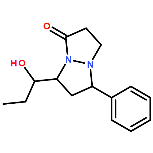 1H,5H-Pyrazolo[1,2-a]pyrazol-1-one, tetrahydro-7-[(1R)-1-hydroxypropyl]-5-phenyl-, (5R,7R)- 