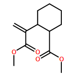 Cyclohexaneacetic acid, 2-(methoxycarbonyl)-α-methylene-, methyl ester, (1R,2S)- 