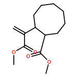Cyclooctaneacetic acid, 2-(methoxycarbonyl)-α-methylene-, methyl ester, (1S,2R)- 