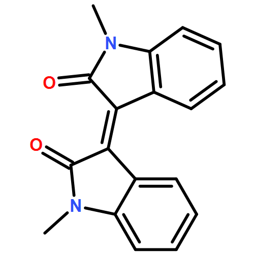 2H-Indol-2-one, 3-(1,2-dihydro-1-methyl-2-oxo-3H-indol-3-ylidene)-1,3-dihydro-1-methyl-, (E)- (9CI) 