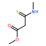 Propanoic acid, 3-(methylamino)-3-thioxo-, methyl ester 