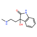 2H-Indol-2-one, 1,3-dihydro-3-hydroxy-3-[2-(methylamino)ethyl]- 