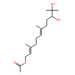 2,6-Dodecadiene-1,10,11-triol, 3,7,11-trimethyl-, 1-acetate, (2E,6E,10R)- 