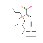 2-Penten-4-ynoic acid, 5-[(1,1-dimethylethyl)dimethylsilyl]-2-(tributylstannyl)-, methyl ester, (2E)- 