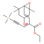 2-Penten-4-ynoic acid, 2-[(1E)-2-[(1S,4S,6R)-4-hydroxy-2,2,6-trimethyl-7-oxabicyclo[4.1.0]hept-1-yl]ethenyl]-5-(trimethylsilyl)-, ethyl ester, (2Z)- 