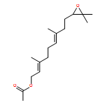 2,6-Nonadien-1-ol, 9-(3,3-dimethyl-2-oxiranyl)-3,7-dimethyl-, 1-acetate, (2E,6E)- 