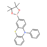 10H-Phenothiazine, 10-phenyl-3-(4,4,5,5-tetramethyl-1,3,2-dioxaborolan-2-yl)- 