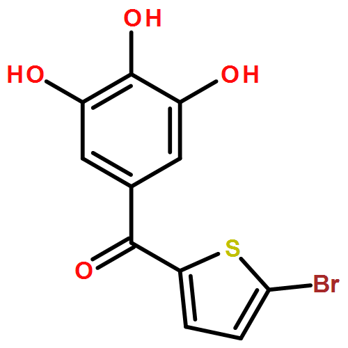 Methanone, (5-bromo-2-thienyl)(3,4,5-trihydroxyphenyl)- 