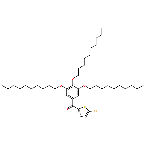 Methanone, (5-bromo-2-thienyl)[3,4,5-tris(decyloxy)phenyl]- 