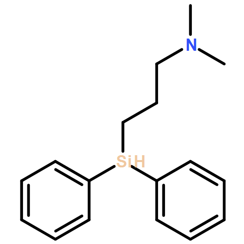 1-Propanamine, 3-(diphenylsilyl)-N,N-dimethyl- 