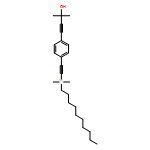 3-Butyn-2-ol, 4-[4-[2-(decyldimethylsilyl)ethynyl]phenyl]-2-methyl- 