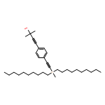 3-Butyn-2-ol, 4-[4-[2-(didecylmethylsilyl)ethynyl]phenyl]-2-methyl- 