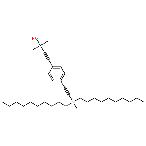 3-Butyn-2-ol, 4-[4-[2-(didecylmethylsilyl)ethynyl]phenyl]-2-methyl- 