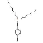 Benzene, 1-ethynyl-4-[2-(methyldioctylsilyl)ethynyl]- 