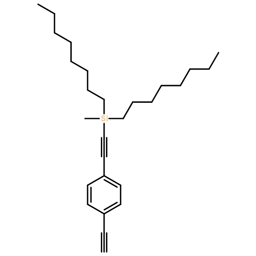 Benzene, 1-ethynyl-4-[2-(methyldioctylsilyl)ethynyl]- 