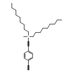 Benzene, 1-ethynyl-4-[2-(methyldinonylsilyl)ethynyl]- 