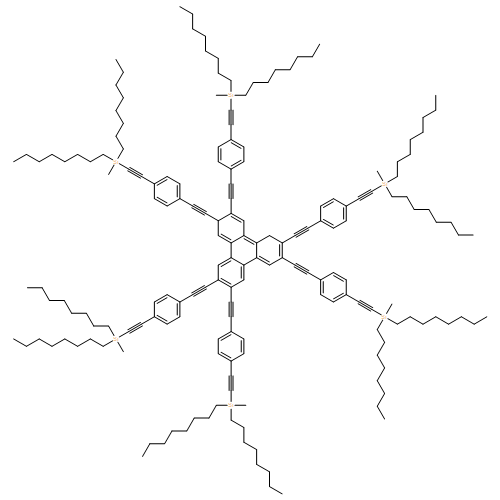 Triphenylene, 2,3,6,7,10,11-hexakis[2-[4-[2-(methyldioctylsilyl)ethynyl]phenyl]ethynyl]- 