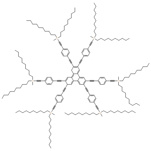 Triphenylene, 2,3,6,7,10,11-hexakis[2-[4-[2-(didecylmethylsilyl)ethynyl]phenyl]ethynyl]- 