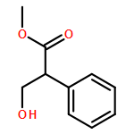 Benzeneacetic acid, α-(hydroxymethyl)-, methyl ester, (αR)- 