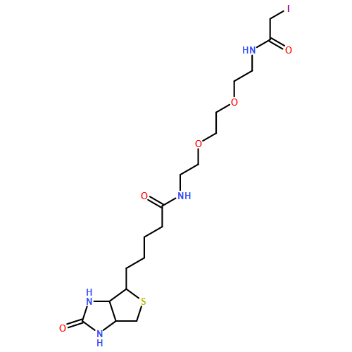 1H-Thieno[3,4-d]imidazole-4-pentanamide, hexahydro-N-[2-[2-[2-[(2-iodoacetyl)amino]ethoxy]ethoxy]ethyl]-2-oxo-, (3aS,4S,6aR)- 