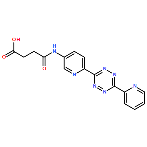 Butanoic acid, 4-oxo-4-[[6-[6-(2-pyridinyl)-1,2,4,5-tetrazin-3-yl]-3-pyridinyl]amino]- 