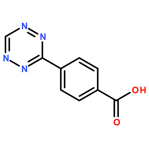 Benzoic acid, 4-(1,2,4,5-tetrazin-3-yl)- 