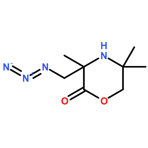 2-Morpholinone, 3-(azidomethyl)-3,5,5-trimethyl- 