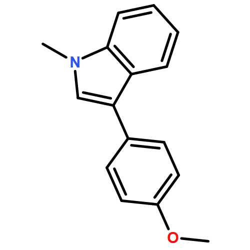 1H-Indole, 3-(4-methoxyphenyl)-1-methyl- 