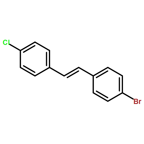 Benzene, 1-bromo-4-[(1E)-2-(4-chlorophenyl)ethenyl]- 