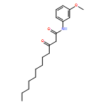 Dodecanamide, N-(3-methoxyphenyl)-3-oxo- 