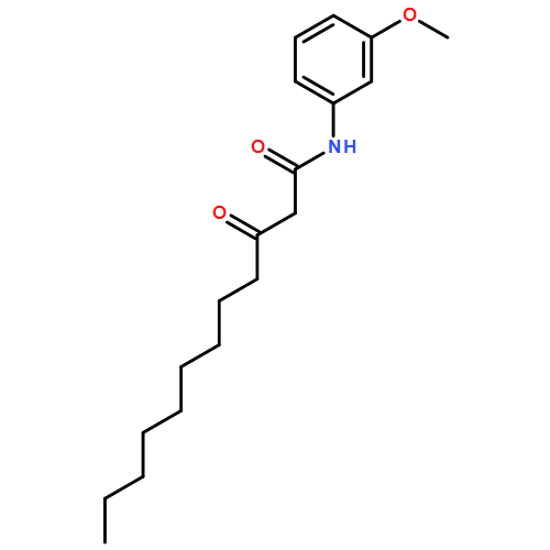 Dodecanamide, N-(3-methoxyphenyl)-3-oxo- 