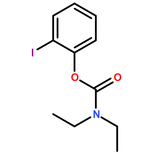 Carbamic acid, N,N-diethyl-, 2-iodophenyl ester 