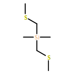 Silane, dimethylbis[(methylthio)methyl]- 