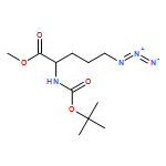 L-Norvaline, 5-azido-N-[(1,1-dimethylethoxy)carbonyl]-, methyl ester 