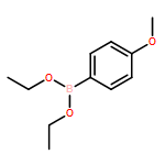 Boronic acid, B-(4-methoxyphenyl)-, diethyl ester 