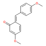 2,4-Cyclohexadien-1-one, 3-methoxy-6-[(4-methoxyphenyl)methylene]- 