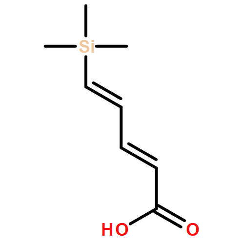 2,4-Pentadienoic acid, 5-(trimethylsilyl)-, (2E,4E)- 