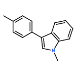 1H-Indole, 1-methyl-3-(4-methylphenyl)- 