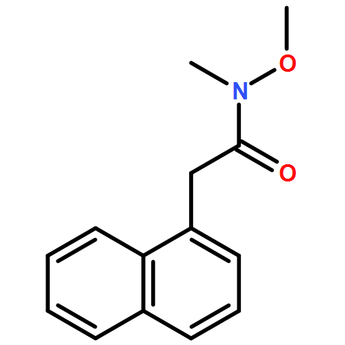 1-Naphthaleneacetamide, N-methoxy-N-methyl- 