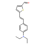 2-Thiophenecarboxaldehyde, 5-[(1E)-2-[4-(diethylamino)phenyl]ethenyl]- 