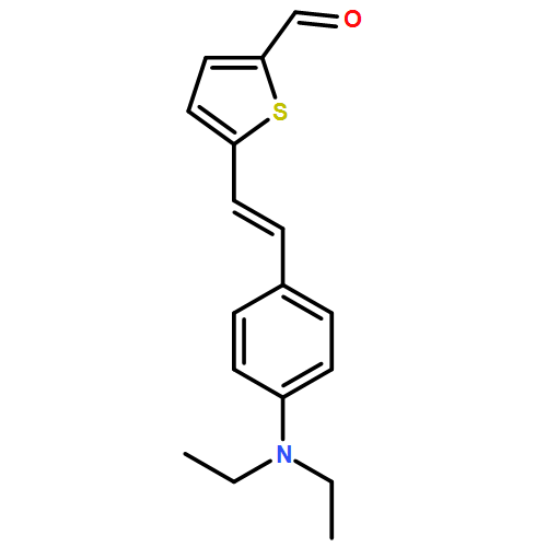 2-Thiophenecarboxaldehyde, 5-[(1E)-2-[4-(diethylamino)phenyl]ethenyl]- 