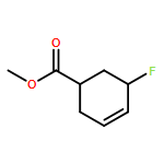 3-Cyclohexene-1-carboxylic acid, 5-fluoro-, methyl ester, (1R,5R)-rel- 