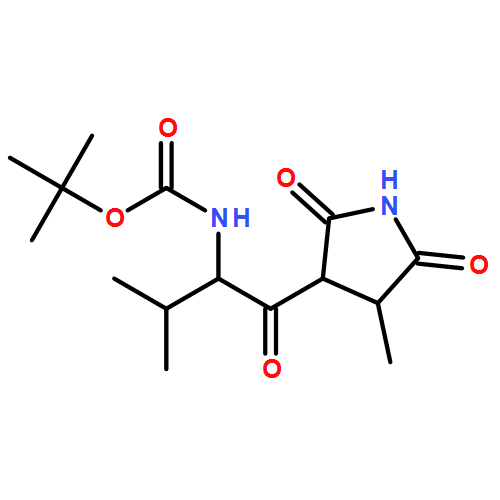 Carbamic acid, [(1S)-2-methyl-1-[[(3R,4S)-4-methyl-2,5-dioxo-3-pyrrolidinyl]carbonyl]propyl]-, 1,1-dimethylethyl ester (9CI) 